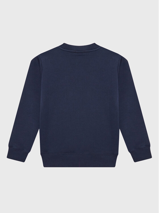 Calvin Klein Jeans Calvin Klein Jeans Bluza Monogram Logo IU0IU00265 Granatowy Regular Fit