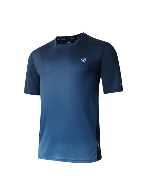 Dare2B Dare2B T-Shirt Trackstand II Błękitny Short Fit
