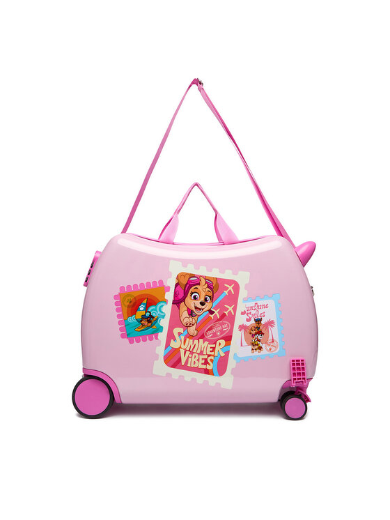 Paw Patrol Paw Patrol Detský kufor CEO-ACCCS-SS26-222PAW Ružová