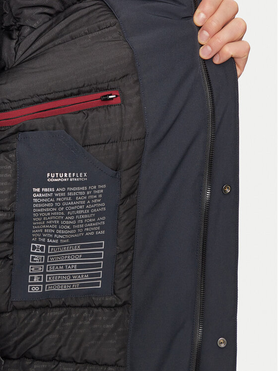 Pierre Cardin Pierre Cardin Демісезонна куртка 10121./0057/6000 Чорний Regular Fit