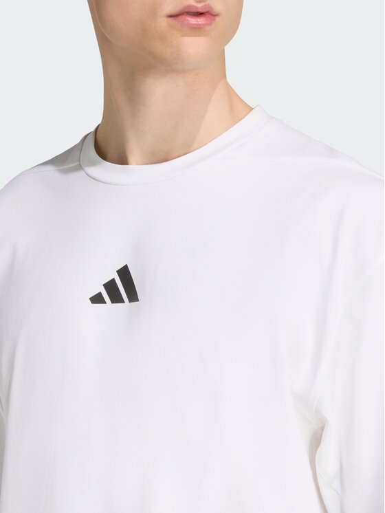 adidas adidas Koszulka techniczna PrimeLift Workout Oversize Tee Biały Oversize