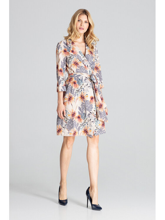 FIGL FIGL Sukienka codzienna M680 Kolorowy Regular Fit