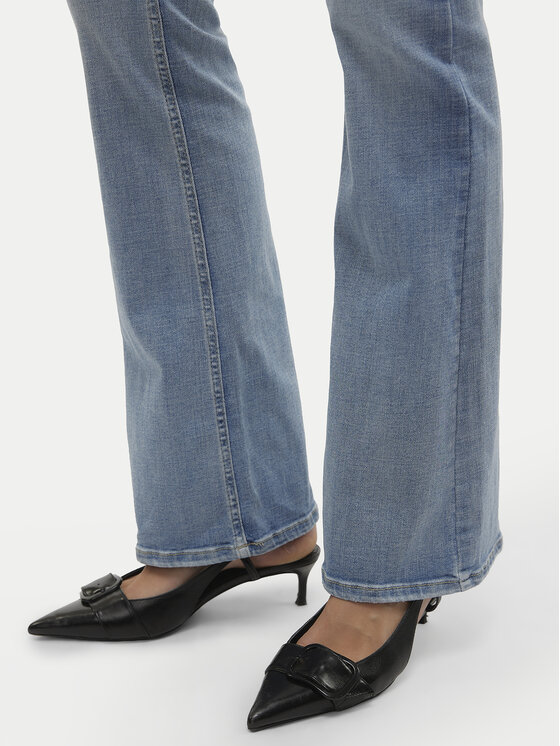 Vero Moda Vero Moda Farmer Flash 10302479 Kék Flared Fit