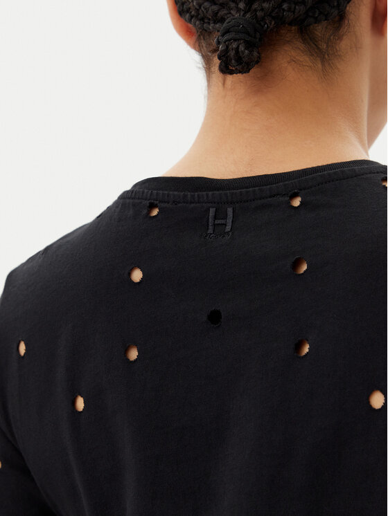 Silvian Heach Silvian Heach Тишърт GPP25070TS Черен Regular Fit