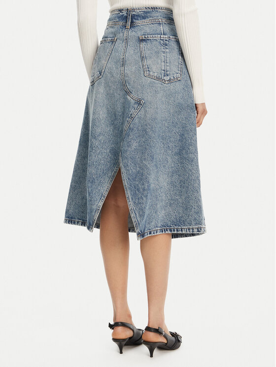 HUGO HUGO Jeans suknja 50530310 Plava Regular Fit