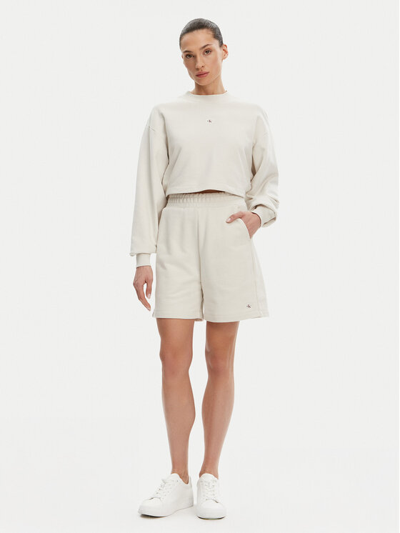 Calvin Klein Jeans Calvin Klein Jeans Μπλούζα J20J225370 Μπεζ Regular Fit