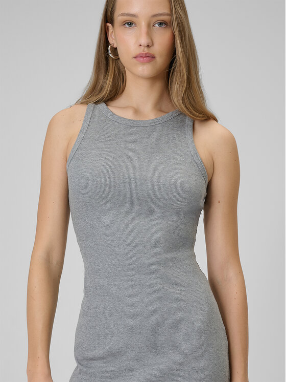 4F 4F Sukienka codzienna SPORTS CLUB Szary Slim Fit