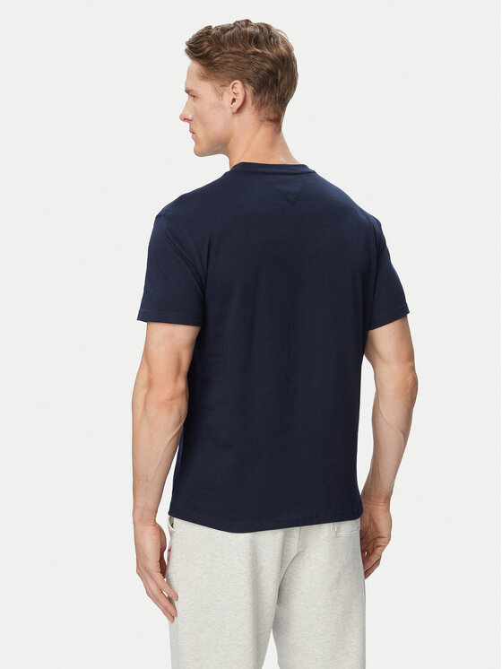 Tommy Jeans Tommy Jeans T-Shirt DM0DM22504 Granatowy Regular Fit