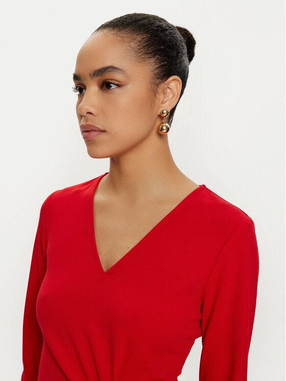 Joseph Ribkoff Joseph Ribkoff Koktel haljina 243308 Crvena Slim Fit