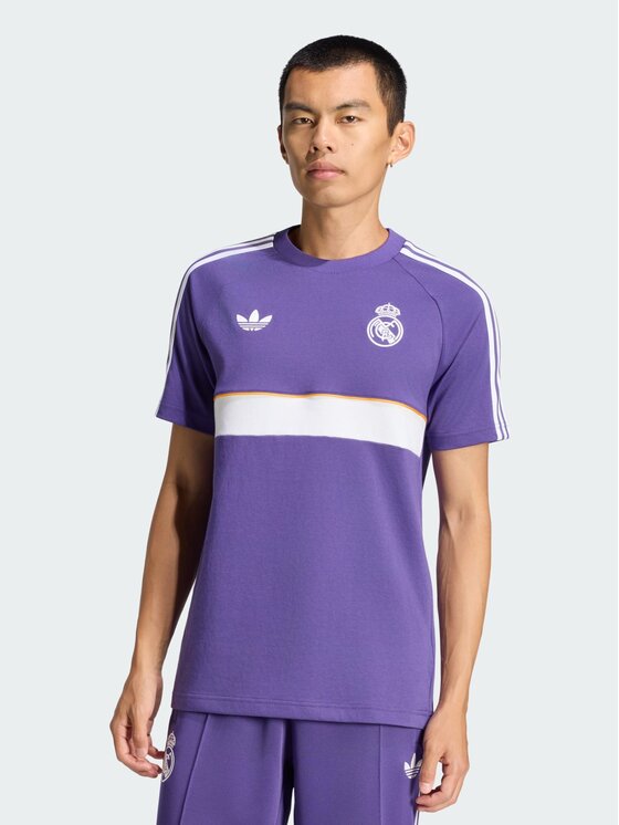 adidas adidas Koszulka techniczna 169226 Fioletowy Slim Fit