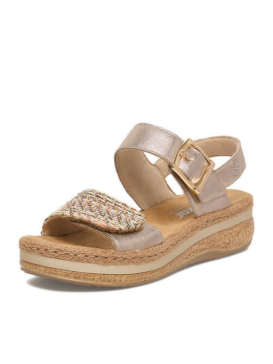Rieker Rieker Sandalen CEO-V0951-90 Goldfarben