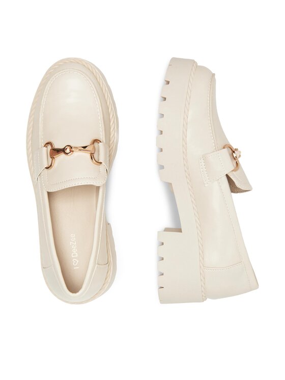 DeeZee DeeZee Loaferice GIA H3302D-3 Écru