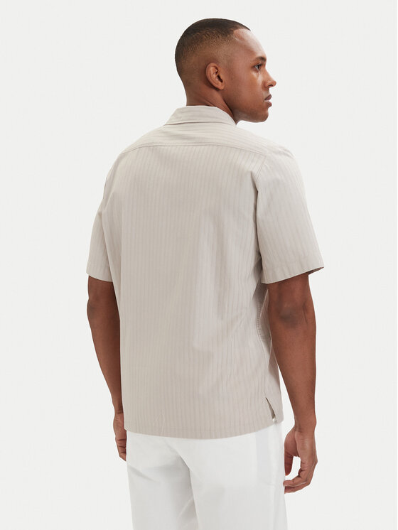BOSS BOSS Koszula Rayer 50559321 Beżowy jasny Regular Fit