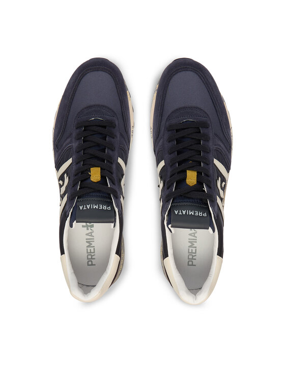 Premiata Premiata Sneakersy Lander Var 7702 Tmavomodrá