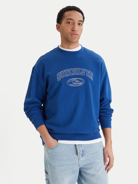 Quiksilver Quiksilver Bluză New Iconic EQYFT05206 Albastru Oversize