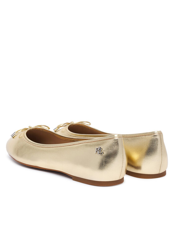 LAUREN RALPH LAUREN LAUREN RALPH LAUREN Balerini Jayna Metallic 802978836002 Auriu