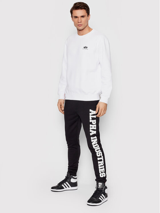 Alpha Industries Alpha Industries Spodnie dresowe Big Letters 126343 Czarny Regular Fit