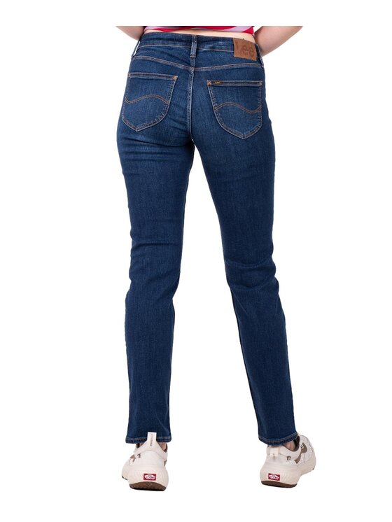 Lee Lee Jeansy 112337698 Granatowy Regular Fit