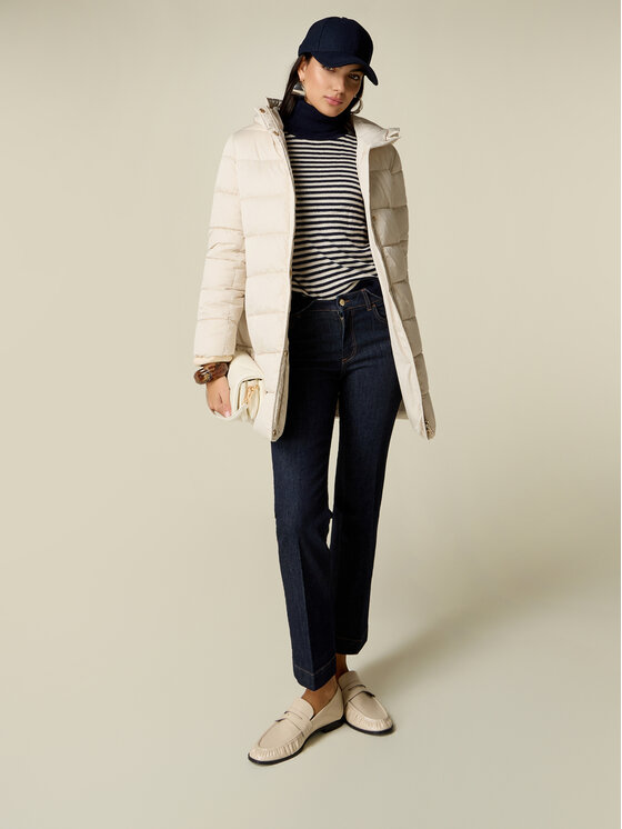 Oltre Oltre Jeansy P423R109394N034 Niebieski Flare Fit