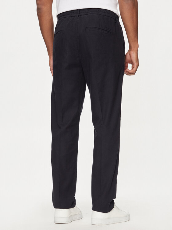 Guess Guess Chinosy Henry M4GB28 WFBXA Granatowy Slim Fit