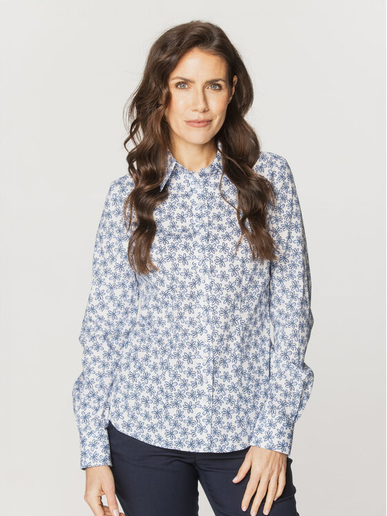 Willsoor Willsoor Koszula 61299 Biały Regular Fit