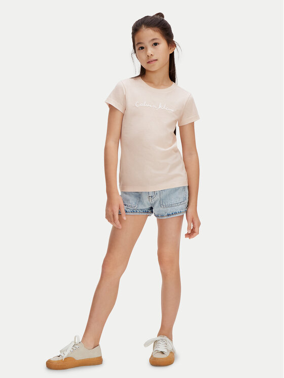 Calvin Klein Jeans Calvin Klein Jeans Тишърт LVCKSJA17G Розов Regular Fit