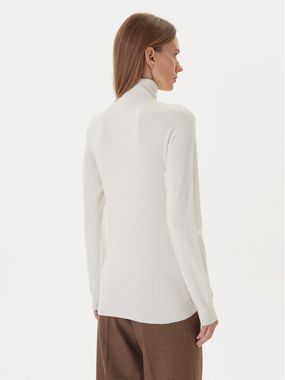 Kontatto Kontatto Rollkragenpullover 3M0824C Écru Regular Fit