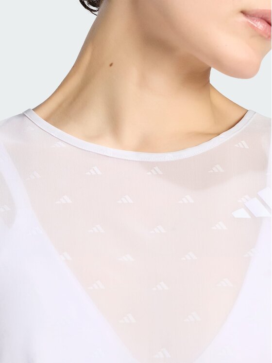adidas adidas Koszulka techniczna 165449 Fioletowy Loose Fit