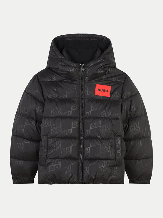 HUGO HUGO Зимно яке G00199 M Черен Regular Fit
