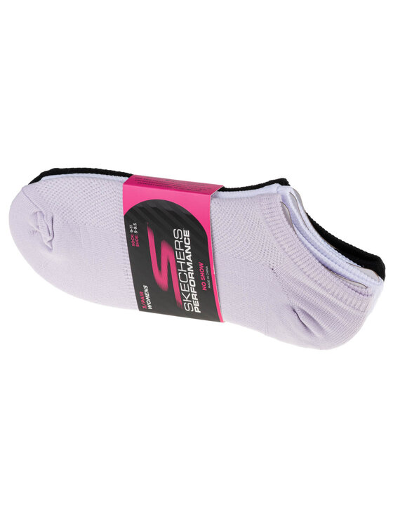 Skechers Skechers Calzini corti da uomo Skechers 3pk Womens Super Stretch Socks Multicolore