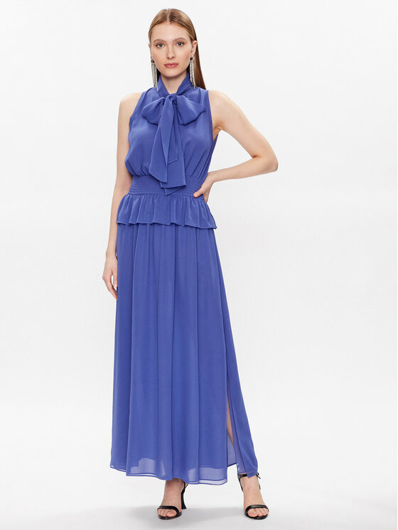 Luisa Spagnoli Večerna obleka Padova 539673 Mornarsko modra Regular Fit