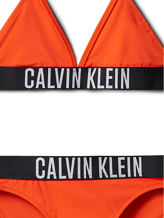 Calvin Klein Swimwear Calvin Klein Swimwear Jednodílné plavky KY0KY00090 Oranžová
