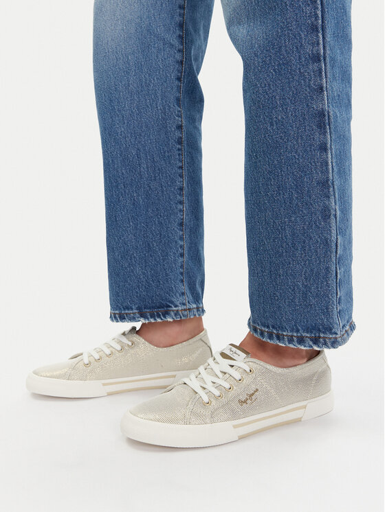Pepe Jeans Pepe Jeans Πάνινα παπούτσια Brady Party W PLS31439 Χρυσό