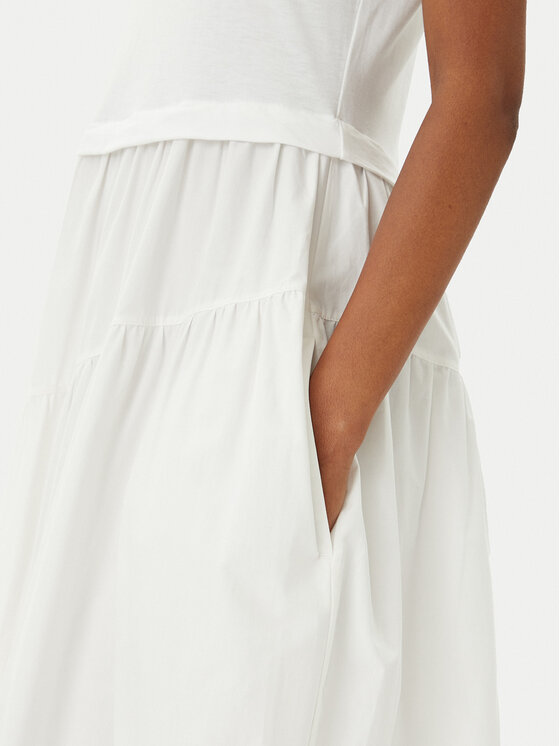 BOSS BOSS Vestito da giorno C_Enesi_2 50536742 Bianco Regular Fit