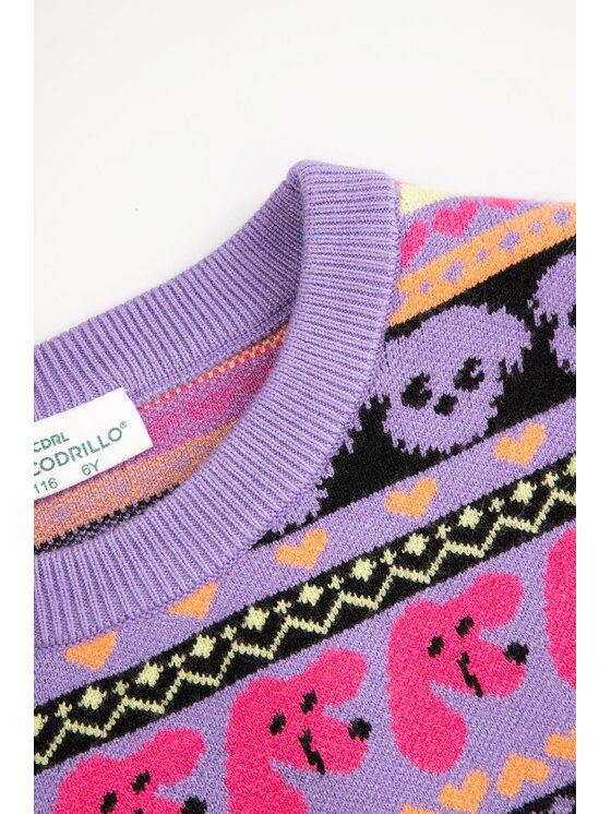 Coccodrillo Coccodrillo Sweter ZC4172801AGK-022 Kolorowy Regular Fit