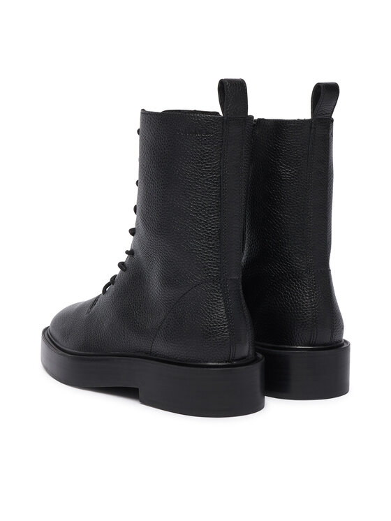 Calvin Klein Calvin Klein Зимни обувки Conc Welt Lace Up Boot Lth HW0HW03209 Черен