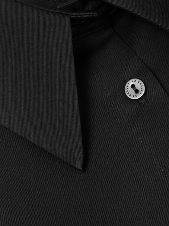 Le Collet Le Collet Koszula AURELIA Czarny Slim Fit