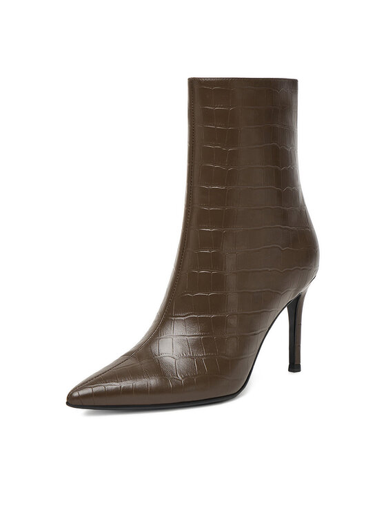 Eva Minge Eva Minge Stiefeletten EO-DEMI-GLC6303-6-320 Braun