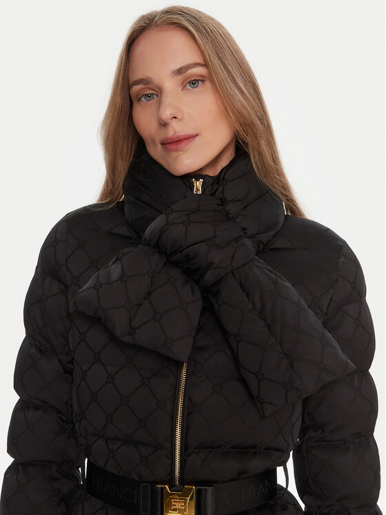 Elisabetta Franchi Elisabetta Franchi Geacă de iarnă PI-83D-56E2-V600 Negru Regular Fit