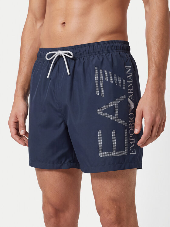 EA7 Emporio Armani Плувни шорти 7M002001 AF14497 MB010 Тъмносин Regular Fit
