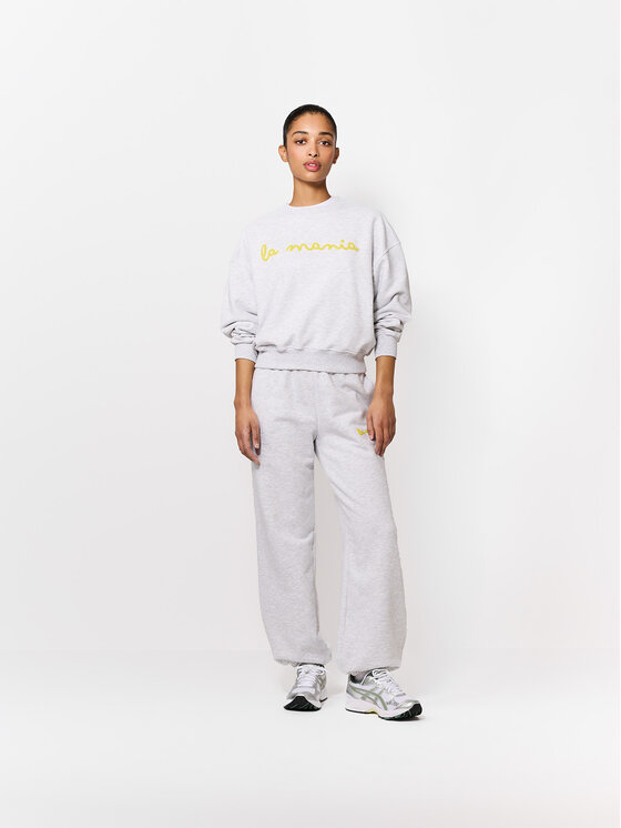La Mania La Mania Teplákové kalhoty LAI Šedá Basic Fit