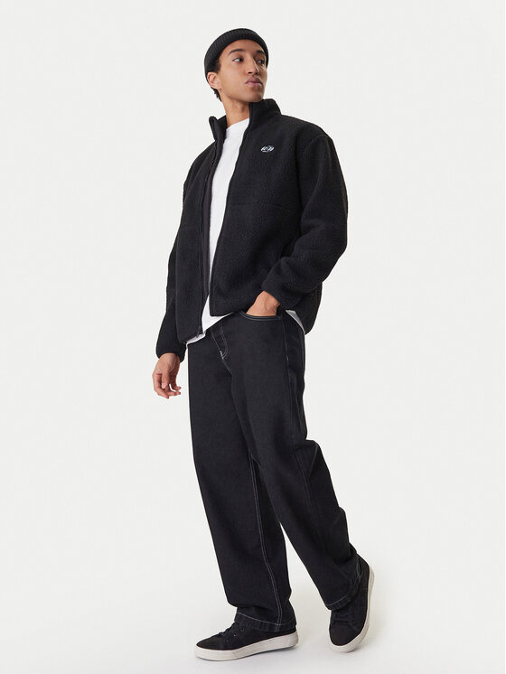 DC Shoes DC Shoes Флісовий реглан Vault EDYFT03552 Чорний Regular Fit