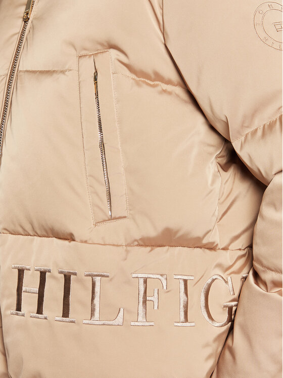 Tommy Hilfiger Tommy Hilfiger Пуховик Sateen WW0WW36062 Бежевий Regular Fit