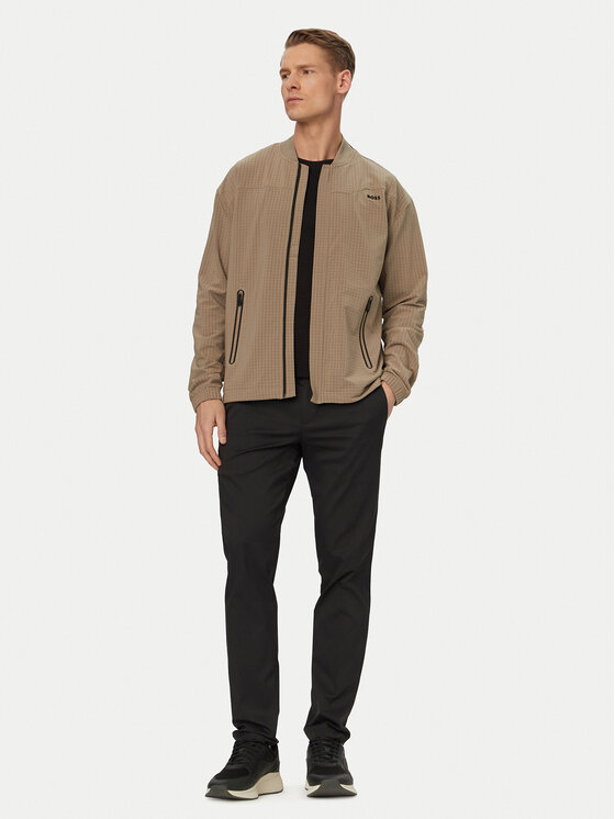 BOSS BOSS Riidest püksid T_Phoenix Pro 50541368 Must Regular Fit