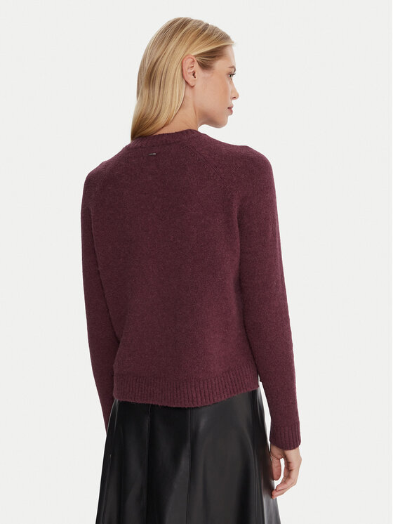 BOSS BOSS Светр Febisan 50478315 Бордовий Regular Fit