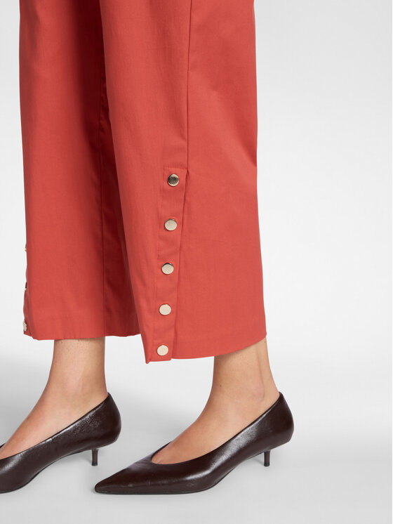 Elena Mirò Elena Mirò Pantaloni di tessuto P015P000463N027 Arancione Regular Fit