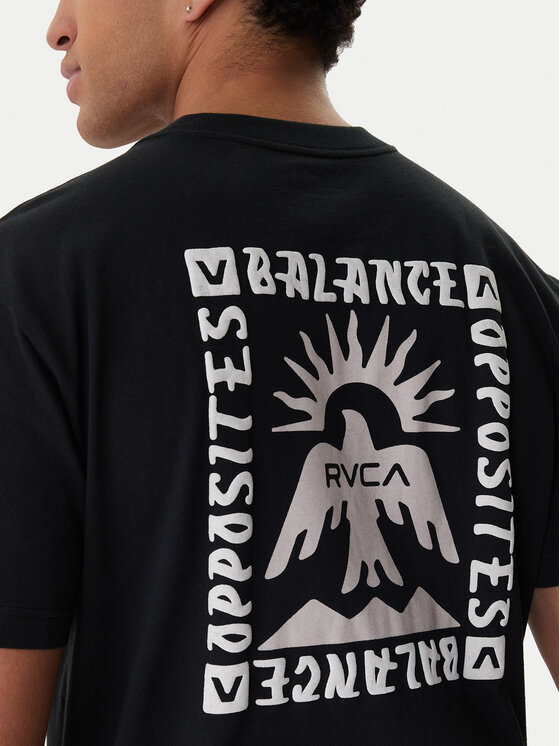 RVCA RVCA Majica Las Cruces EVYZT00279 Črna Regular Fit