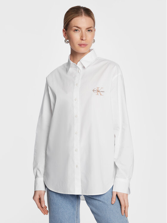 Calvin Klein Jeans Calvin Klein Jeans Camicia J20J220515 Bianco Regular Fit