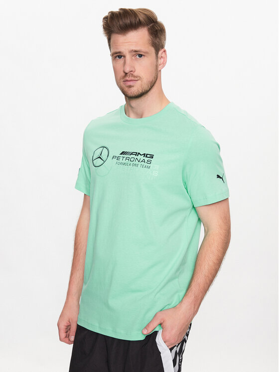 Puma Puma Футболка Mercedes-Amg Petronas 538482 Зелений Regular Fit