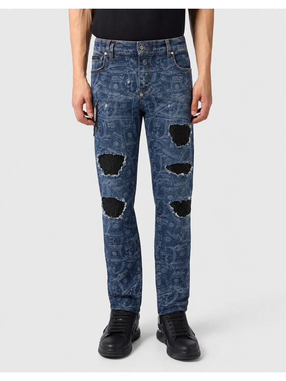 PHILIPP PLEIN PHILIPP PLEIN Jeansy 31232 Niebieski Skinny Fit
